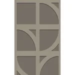 Brewster Home Fashions Shapes Dark Grey Curved Trellis Wallpaper - SKU 395804