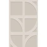 Brewster Home Fashions Shapes Silver Curved Trellis Wallpaper - SKU 395802