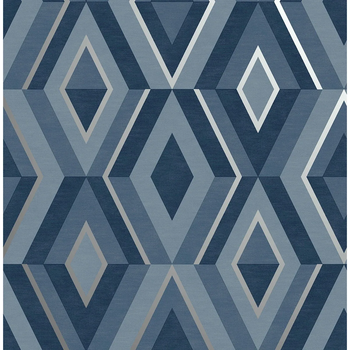 FD42608 | Shard Blue Geometric Wallpaper