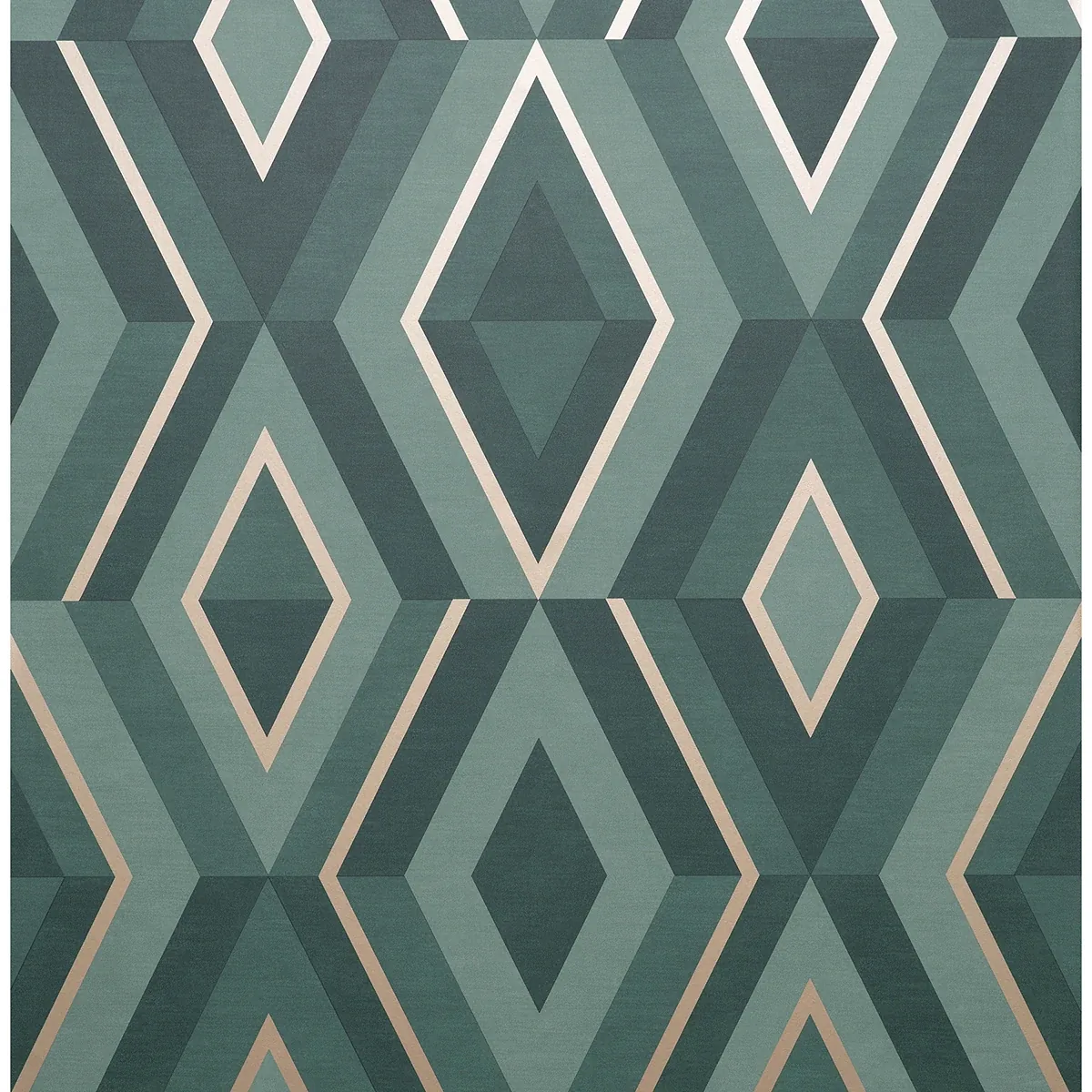 Brewster Home Fashions Shard Turquoise Geometric Wallpaper - SKU FD42609