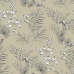 Brewster Home Fashions Shelly Grey Toucan Toile Wallpaper - SKU WLD53112W