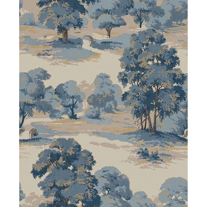 4164-M1830 | Sherwood Blue Glade Wallpaper