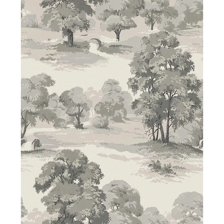 4164-M1831 | Sherwood Grey Glade Wallpaper