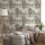 Brewster Home Fashions Sherwood Grey Glade Wallpaper - SKU 4164-M1831