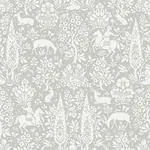 Brewster Home Fashions Sherwood Light Grey Woodland Wallpaper - SKU M1168