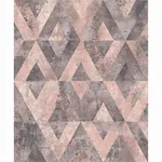 Brewster Home Fashions Shikhar Raspberry Geometric Wallpaper - SKU RH535532