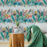 Brewster Home Fashions Sierra Blue Urban Tropic Wallpaper - SKU CEP50108W