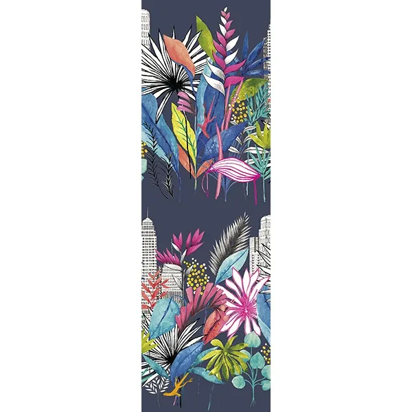 CEP50110W | Sierra Indigo Urban Tropic Wallpaper