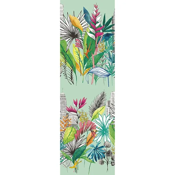 CEP50112W | Sierra Mint Urban Tropic Wallpaper