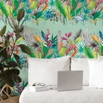 Brewster Home Fashions Sierra Mint Urban Tropic Wallpaper - SKU CEP50112W