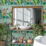 Brewster Home Fashions Sierra Mint Urban Tropic Wallpaper - SKU CEP50112W