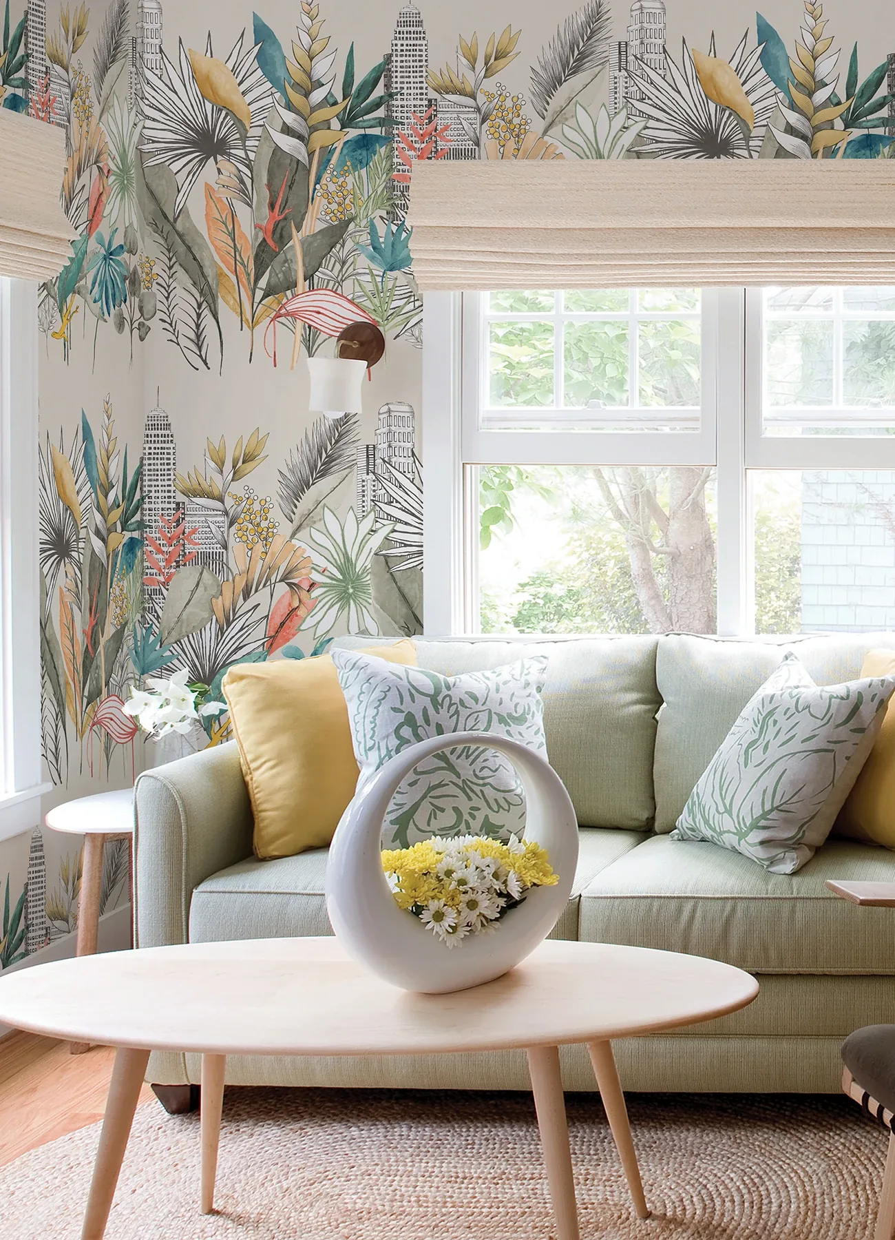 Brewster Home Fashions Sierra Neutral Urban Tropic Wallpaper - SKU CEP50109W