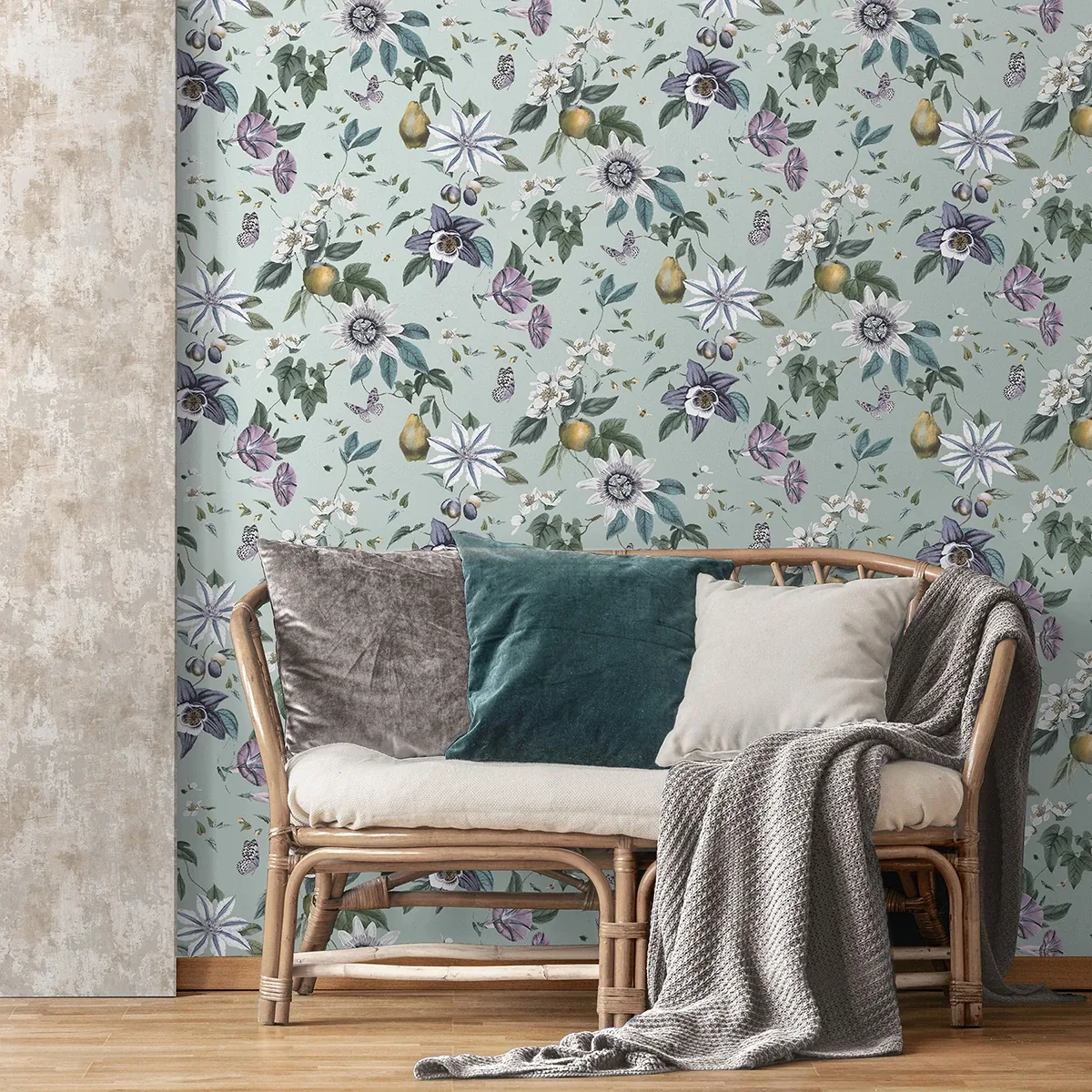 Brewster Home Fashions Sierra Sage Floral Wallpaper | Wallpaper Twins Brewster Home Fashions Sierra Sage Floral Wallpaper - SKU FD43061