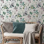 Brewster Home Fashions Sierra Silver Floral Wallpaper | Wallpaper Twins Brewster Home Fashions Sierra Silver Floral Wallpaper - SKU 4157-43059