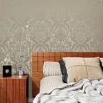 Brewster Home Fashions Signature Beige Damask Wallpaper - SKU M1066