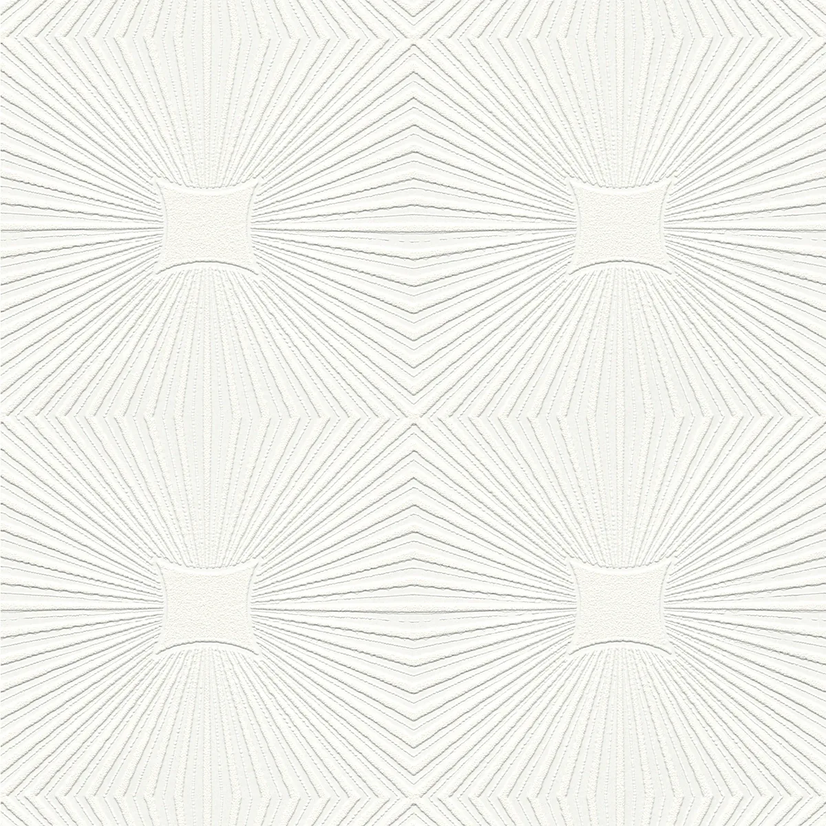 Brewster Home Fashions Silvie White Tin Burst Paintable Wallpaper - SKU 4000-6639-17