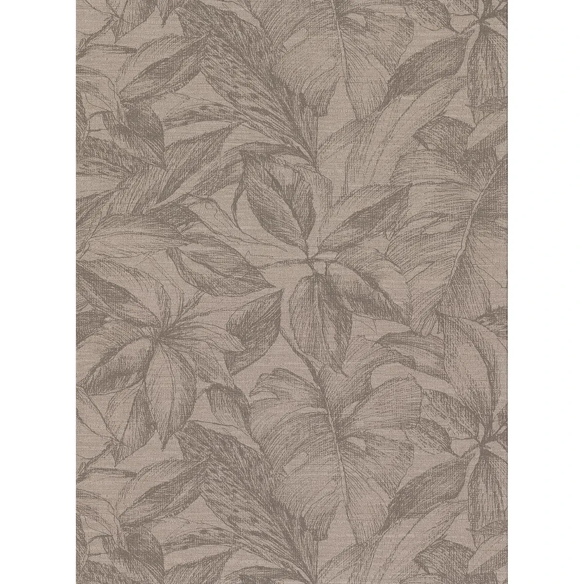2910-2744 | Simone Light Brown Tropical Wallpaper