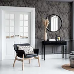 Brewster Home Fashions Siward Charcoal Metallic Marble Wallpaper | Wallpaper Twins Brewster Home Fashions Siward Charcoal Metallic Marble Wallpaper - SKU AH296702