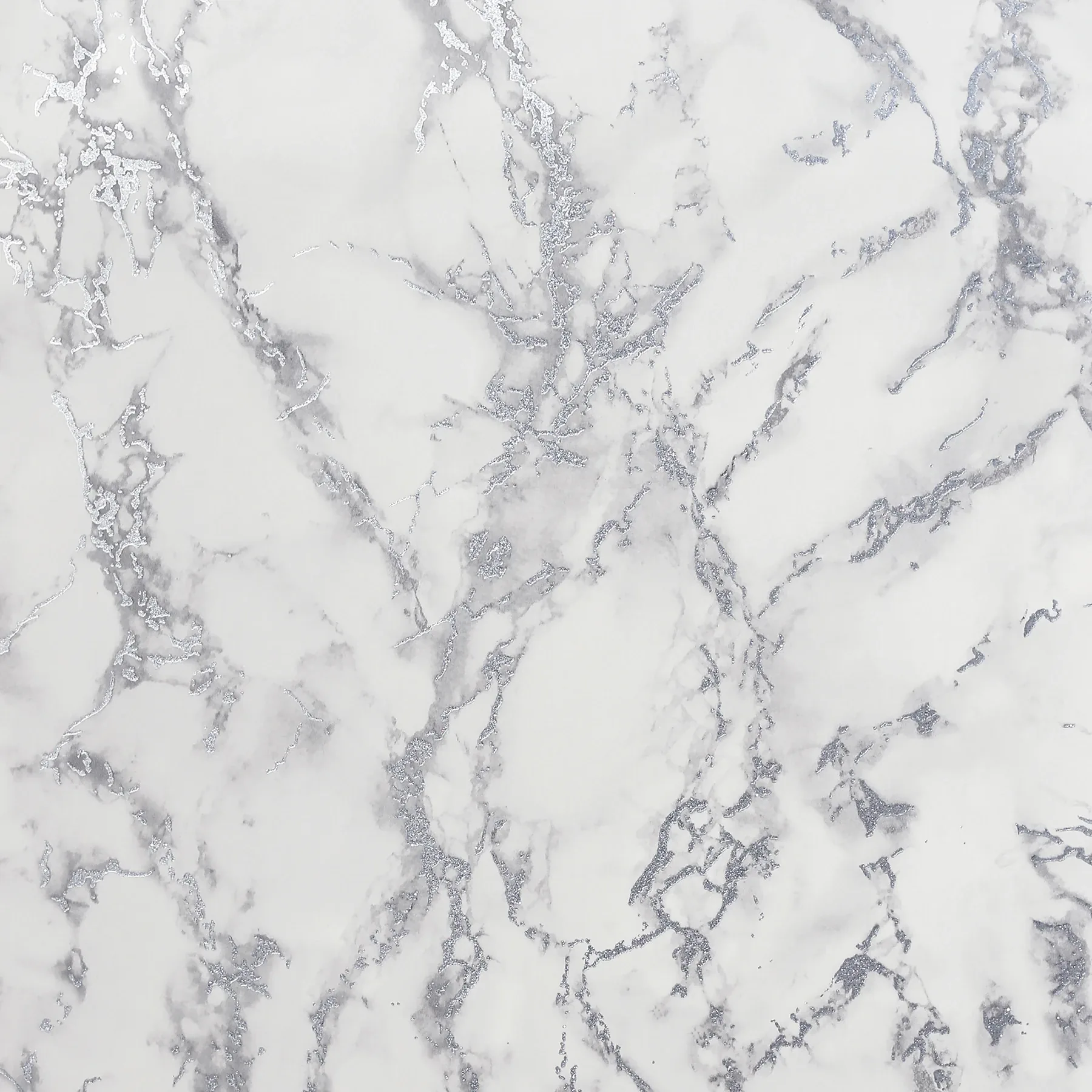 Brewster Home Fashions Siward White Metallic Marble Wallpaper - SKU AH296701