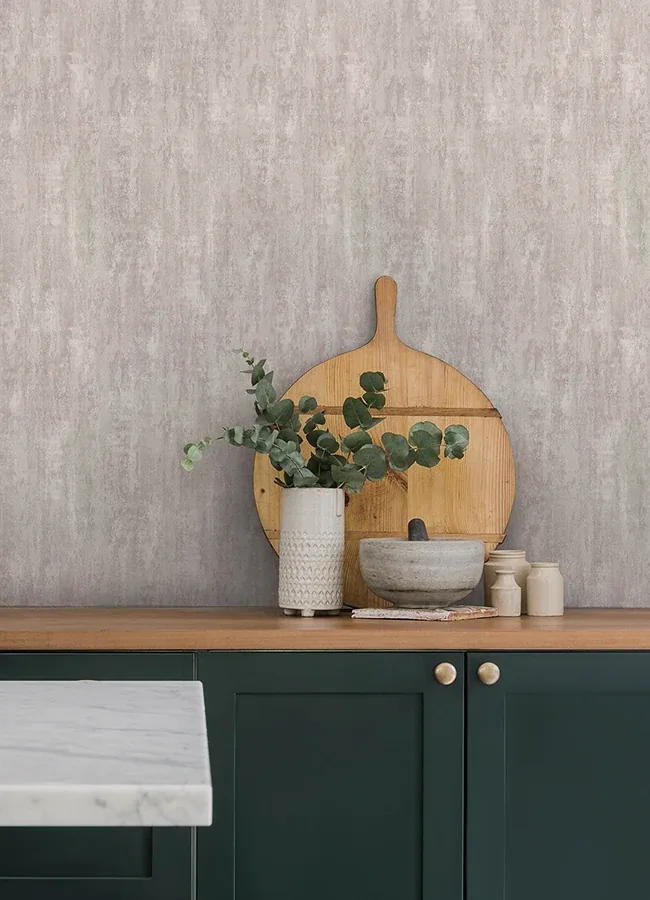 Brewster Home Fashions Soapstone Beige Distressed Wallpaper - SKU 4168-19907