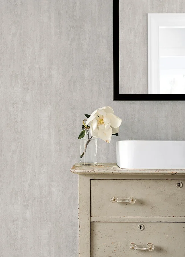 Brewster Home Fashions Soapstone Ivory Distressed Wallpaper - SKU 4168-19901