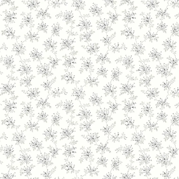 Brewster Home Fashions Sofiane Grey Botanical Trail Wallpaper - SKU 4072-70040