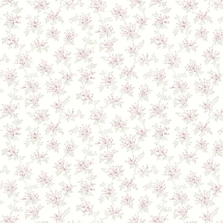 Brewster Home Fashions Sofiane Pink Botanical Trail Wallpaper - SKU 4072-70038