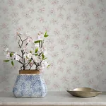 Brewster Home Fashions Sofiane Pink Botanical Trail Wallpaper - SKU 4072-70038