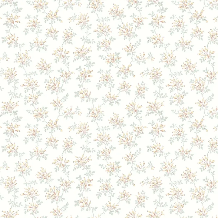 Brewster Home Fashions Sofiane Yellow Botanical Trail Wallpaper - SKU 4072-70036