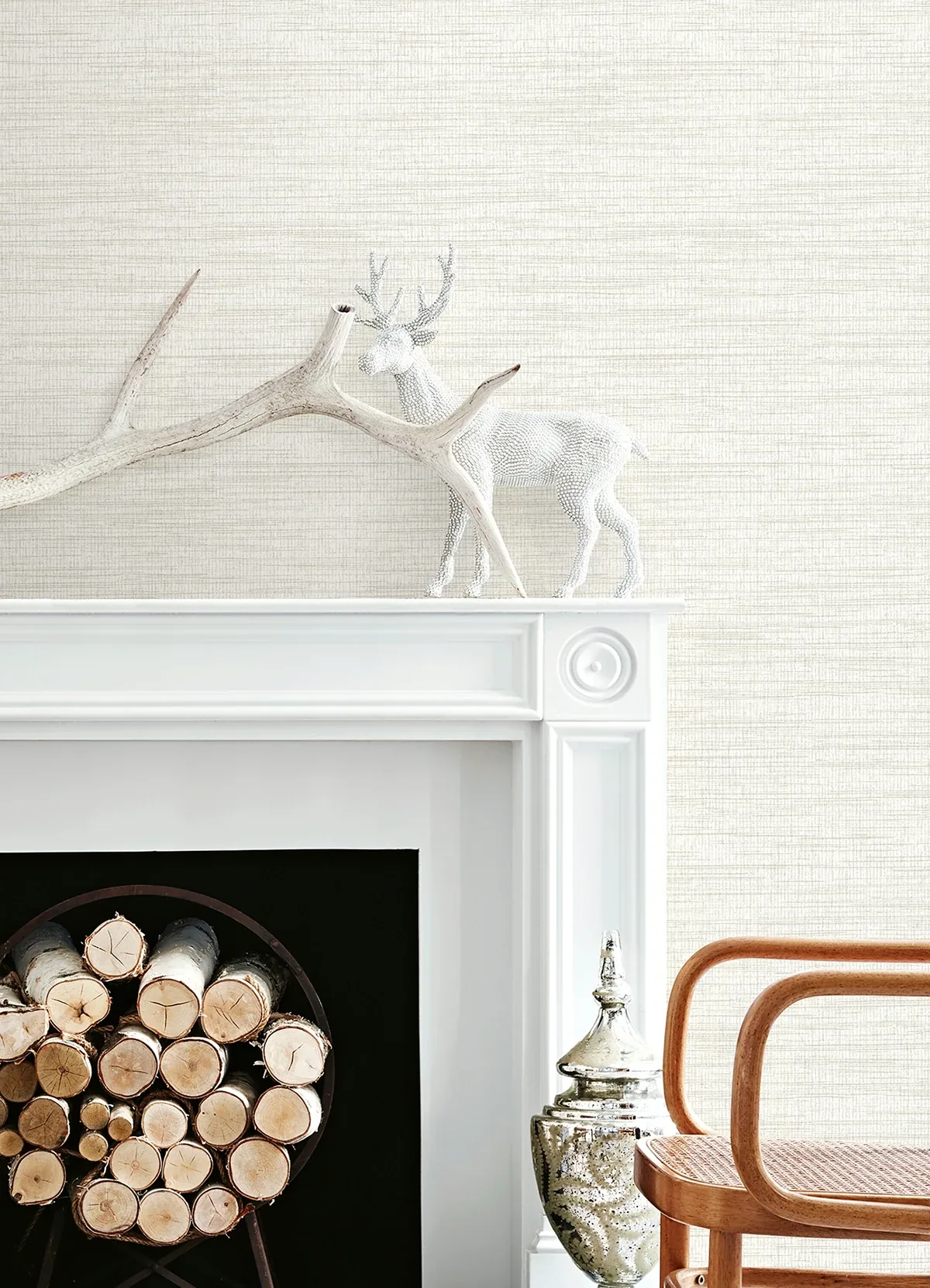 Brewster Home Fashions Solitude White Distressed Texture Wallpaper | Wallpaper Twins Brewster Home Fashions Solitude White Distressed Texture Wallpaper - SKU 3124-13987
