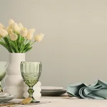 Brewster Home Fashions Sonia Beige Faux Linen Wallpaper - SKU 4191-83035