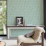 Brewster Home Fashions Sonny Light Blue Fronds Wallpaper - SKU 4191-83026