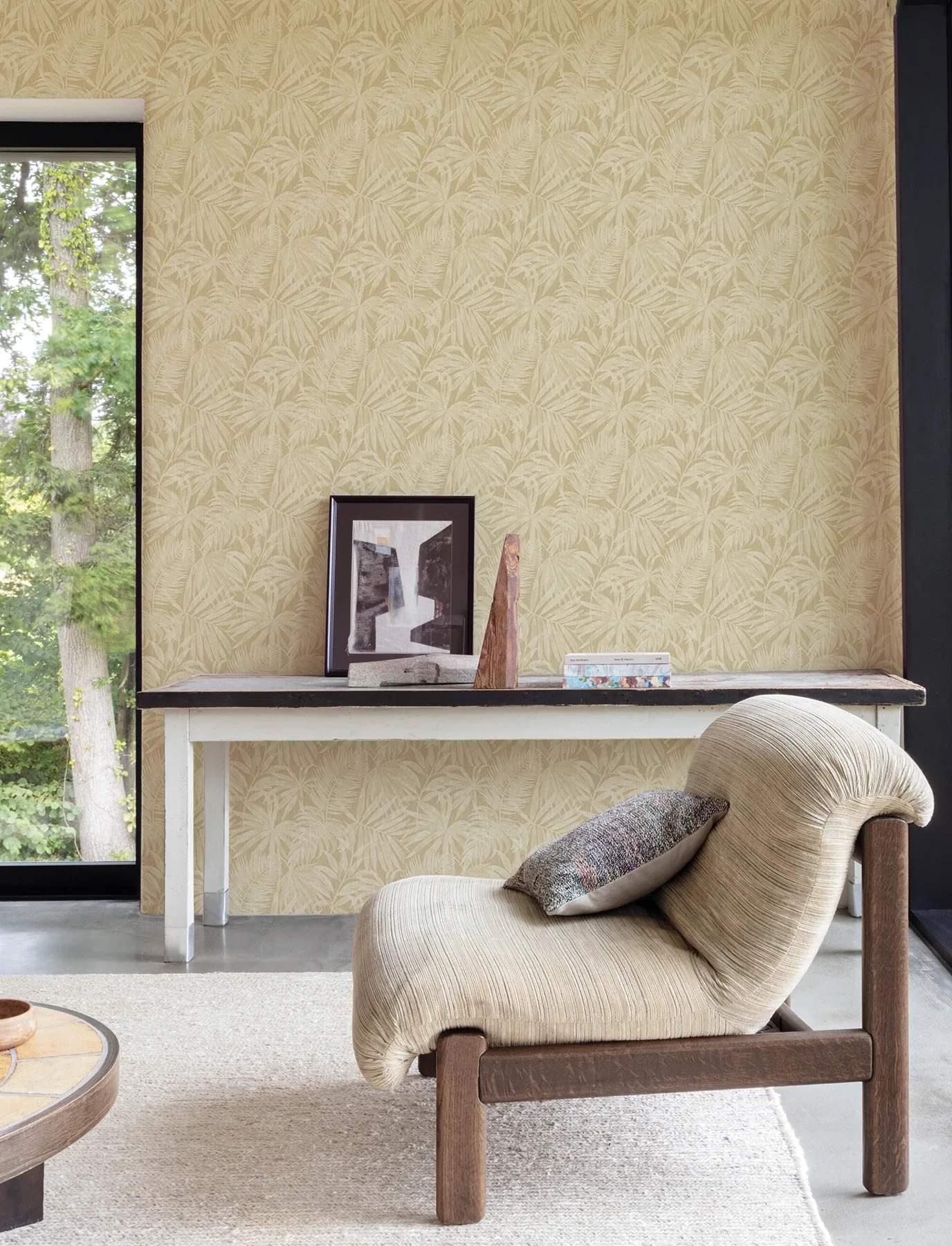 Brewster Home Fashions Sonny Light Brown Fronds Wallpaper - SKU 4191-83028