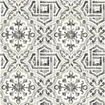 Brewster Home Fashions Sonoma Black Spanish Tile Wallpaper - SKU 3117-12331