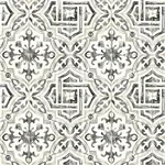 Brewster Home Fashions Sonoma Black Spanish Tile Wallpaper - SKU 3123-12331