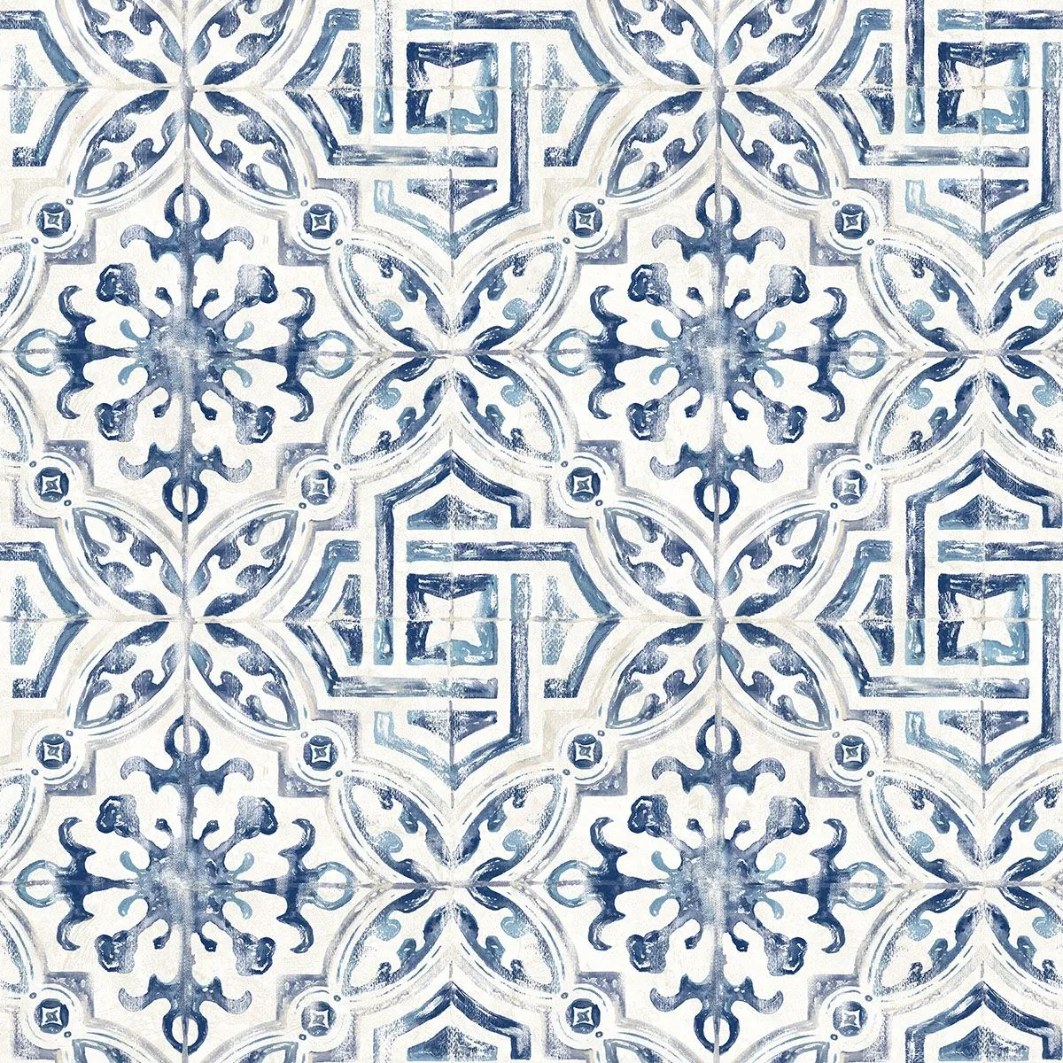 3120-12332 | Sonoma Blue Beach Tile Wallpaper