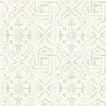 Brewster Home Fashions Sonoma Cream Spanish Tile Wallpaper | Wallpaper Twins Brewster Home Fashions Sonoma Cream Spanish Tile Wallpaper - SKU 3123-12333