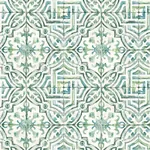 Brewster Home Fashions Sonoma Green Beach Tile Wallpaper - SKU 3120-12338