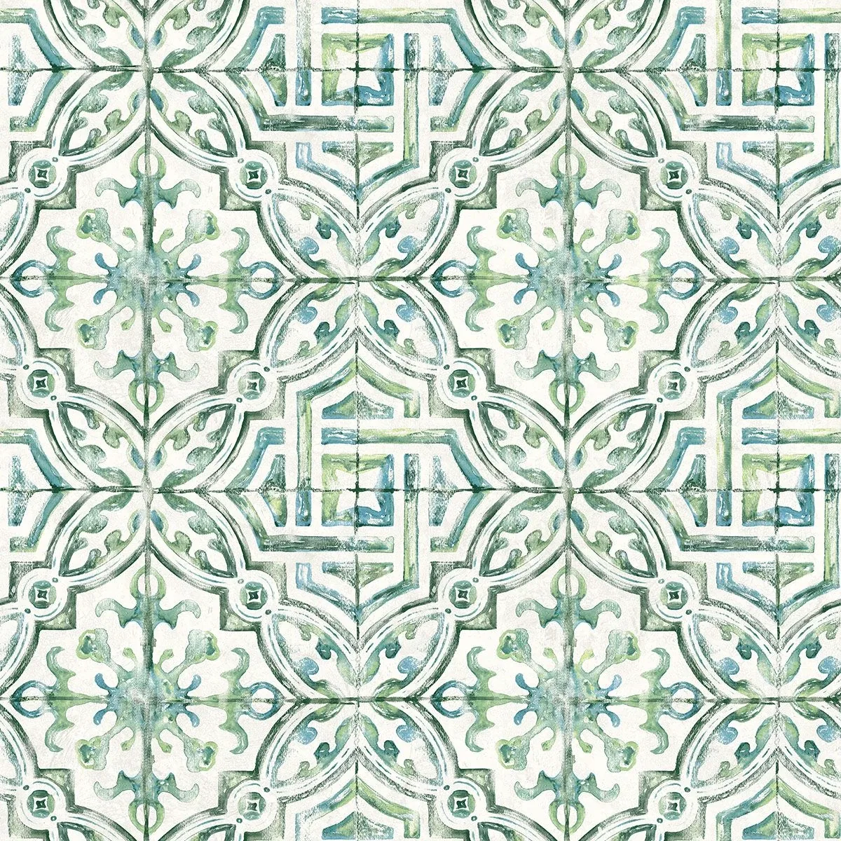 3120-12338 | Sonoma Green Beach Tile Wallpaper