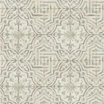 Brewster Home Fashions Sonoma Grey Spanish Tile Wallpaper - SKU 3123-12335