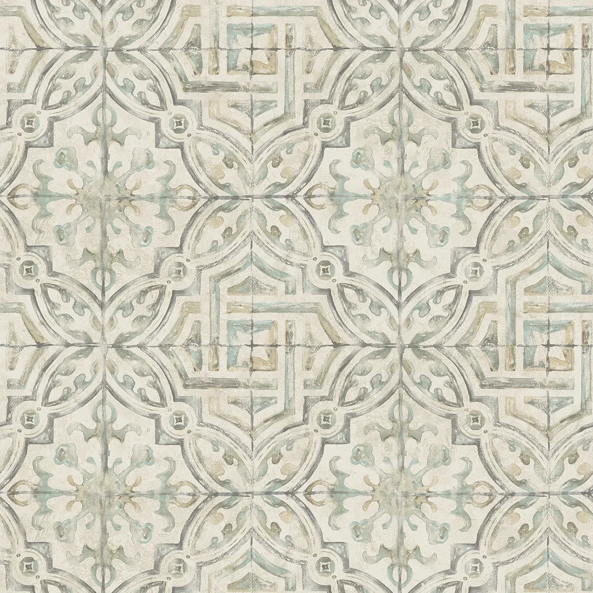 3123-12335 | Sonoma Grey Spanish Tile Wallpaper