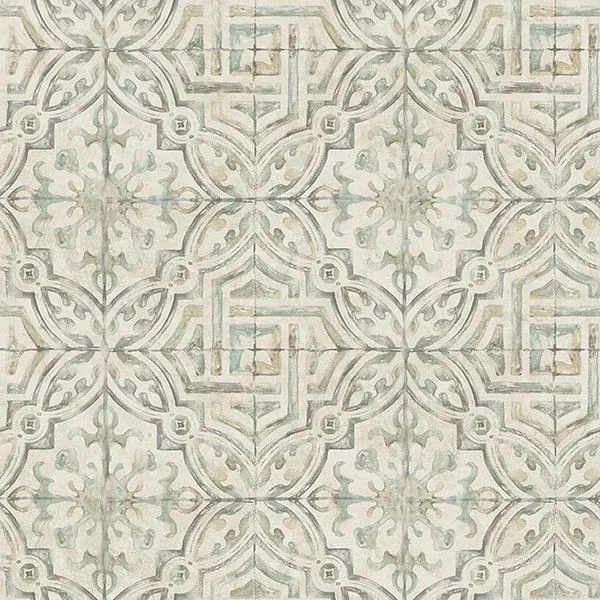 3117-12335 | Sonoma Olive Spanish Tile Wallpaper