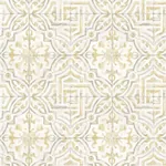 Brewster Home Fashions Sonoma Yellow Beach Tile Wallpaper - SKU 3120-12337