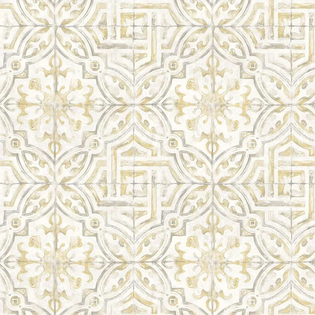 Brewster Home Fashions Sonoma Yellow Beach Tile Wallpaper - SKU 3120-12337