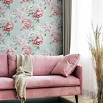 Brewster Home Fashions Sophie Mint Floral Wallpaper - SKU AH251908