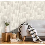 Brewster Home Fashions Soren Taupe Striated Plank Wallpaper | Wallpaper Twins Brewster Home Fashions Soren Taupe Striated Plank Wallpaper - SKU 4020-85707
