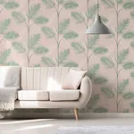 Brewster Home Fashions South Beach Blush Fronds Wallpaper - SKU FD42680