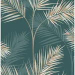 Brewster Home Fashions South Beach Evergreen Fronds Wallpaper - SKU FD42679