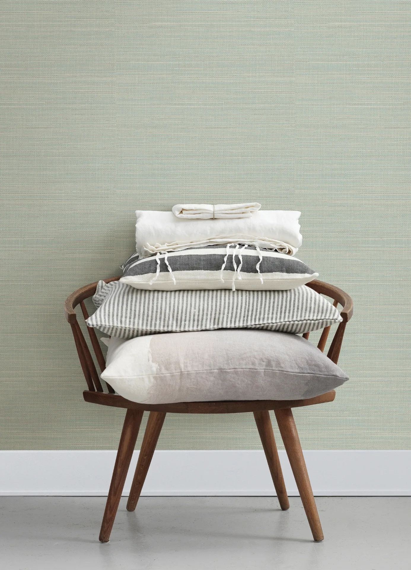 Brewster Home Fashions Spinnaker Aqua Netting Wallpaper - SKU 4071-71054