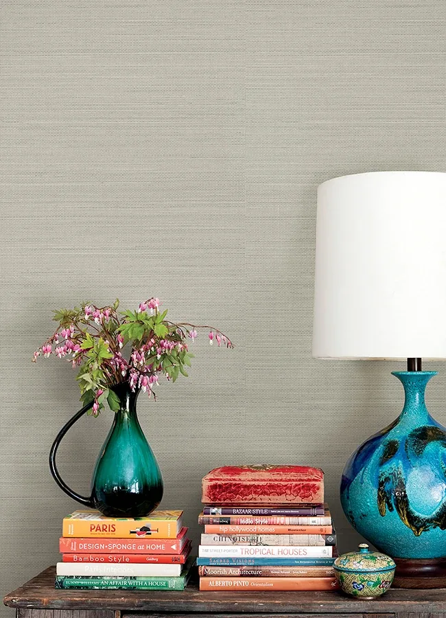 Brewster Home Fashions Spinnaker Charcoal Netting Wallpaper - SKU 3125-72368